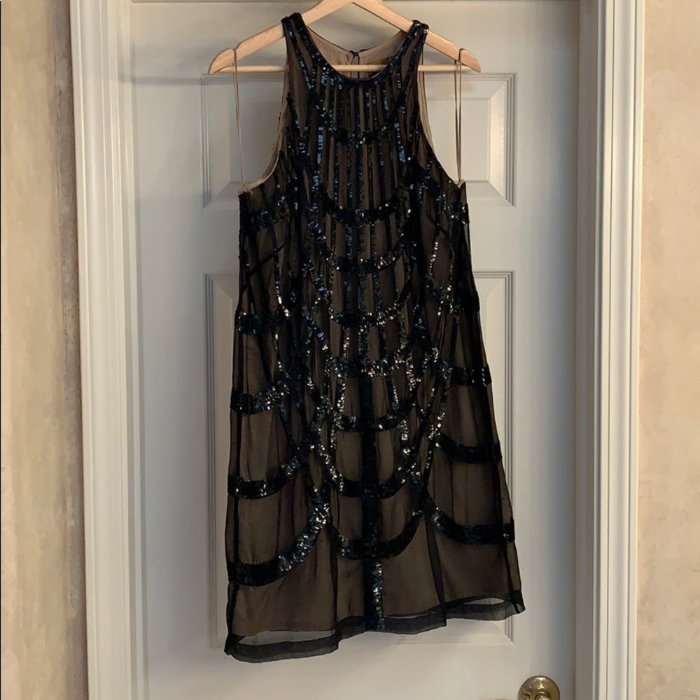 Nicole Miller sequin sheath dress